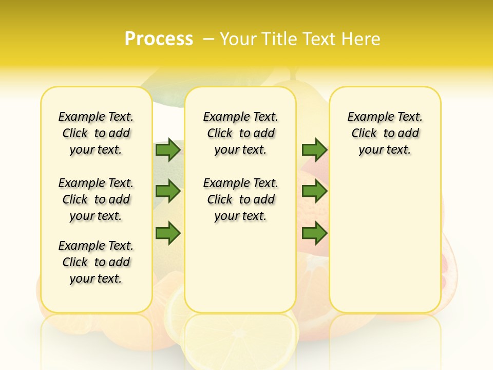 Group Grapefruit Food PowerPoint Template