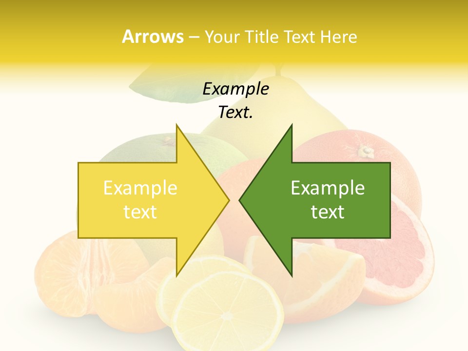 Group Grapefruit Food PowerPoint Template