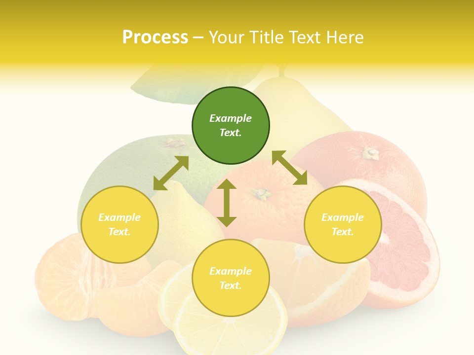 Group Grapefruit Food PowerPoint Template