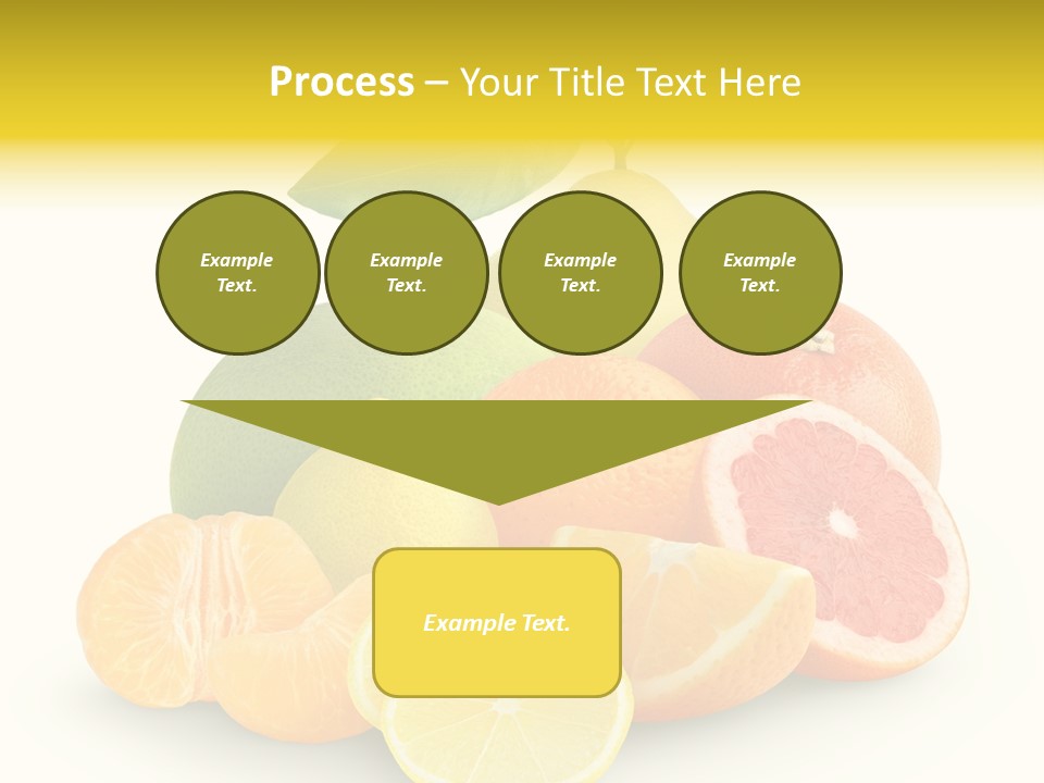 Group Grapefruit Food PowerPoint Template