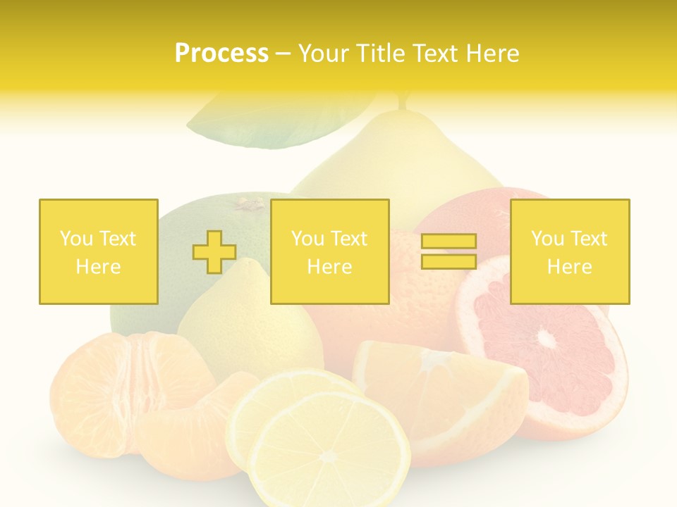 Group Grapefruit Food PowerPoint Template