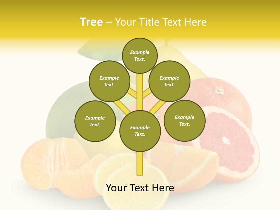 Group Grapefruit Food PowerPoint Template