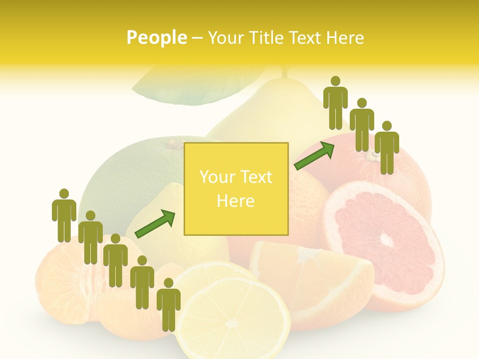 Group Grapefruit Food PowerPoint Template