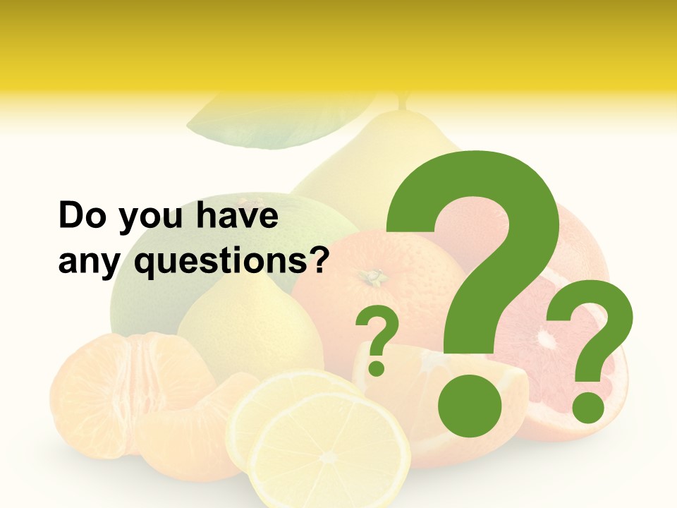 Group Grapefruit Food PowerPoint Template