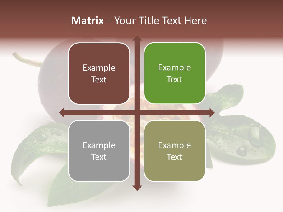 Passion Fruit Passion Drip PowerPoint Template