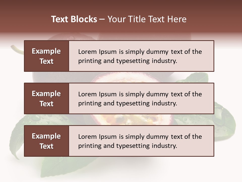 Passion Fruit Passion Drip PowerPoint Template