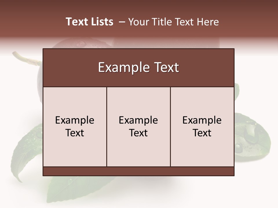Passion Fruit Passion Drip PowerPoint Template
