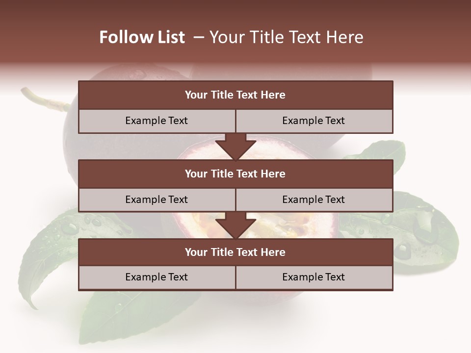 Passion Fruit Passion Drip PowerPoint Template