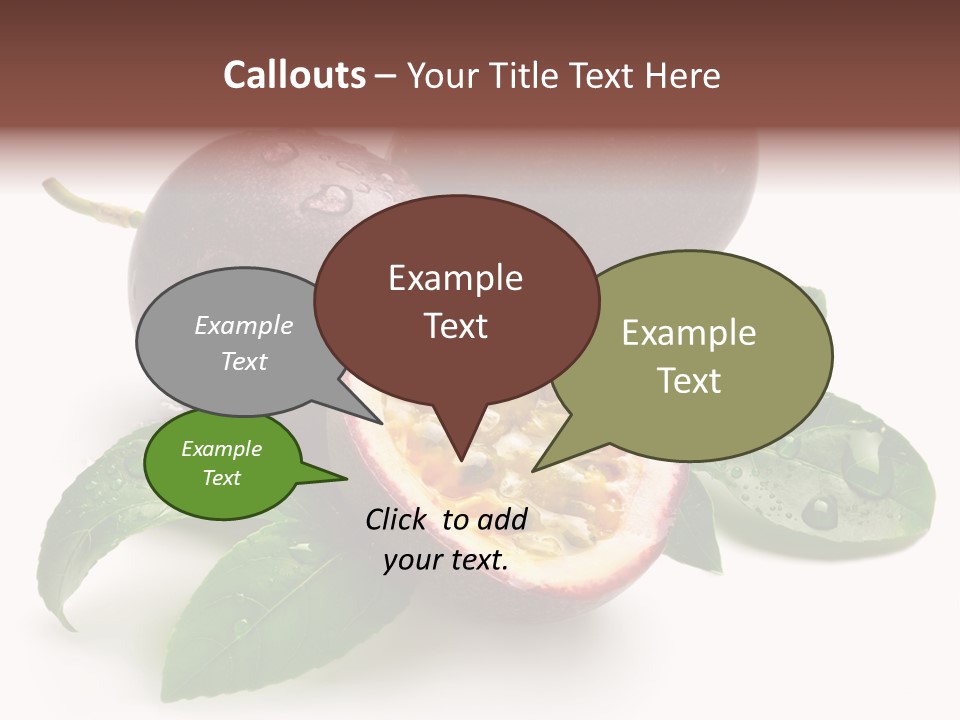 Passion Fruit Passion Drip PowerPoint Template