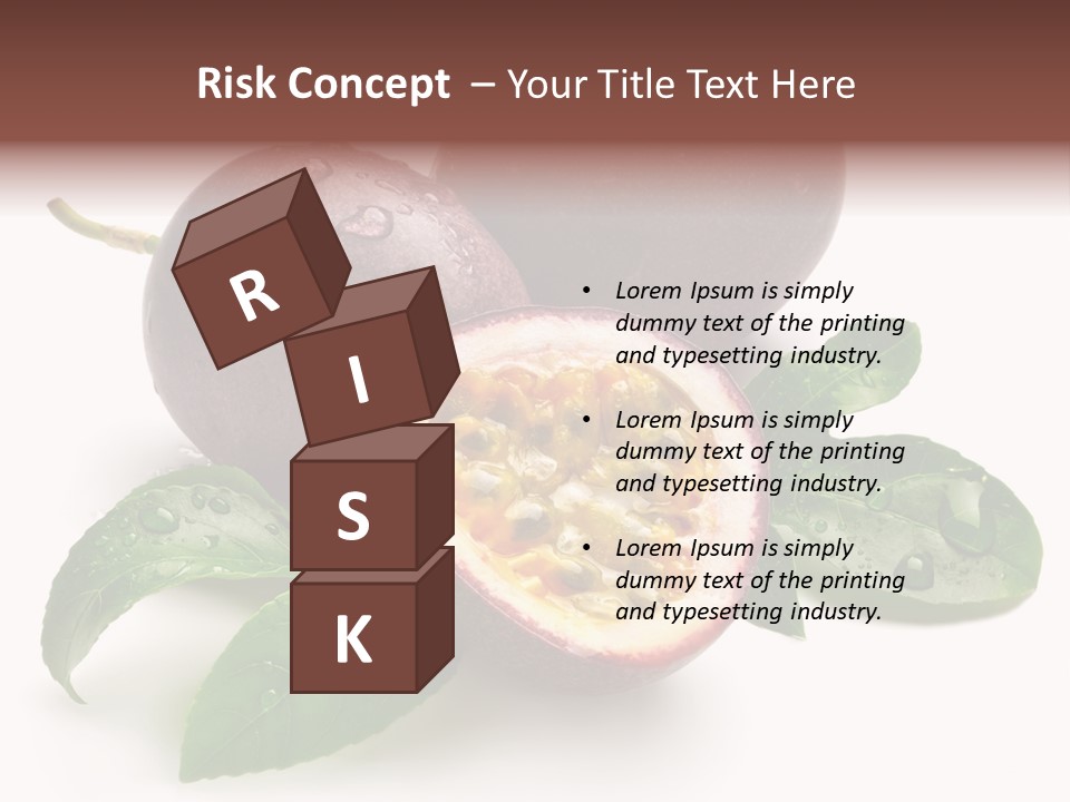 Passion Fruit Passion Drip PowerPoint Template