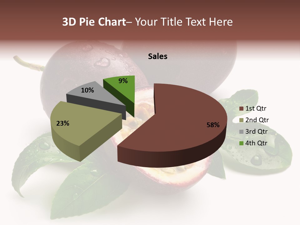Passion Fruit Passion Drip PowerPoint Template