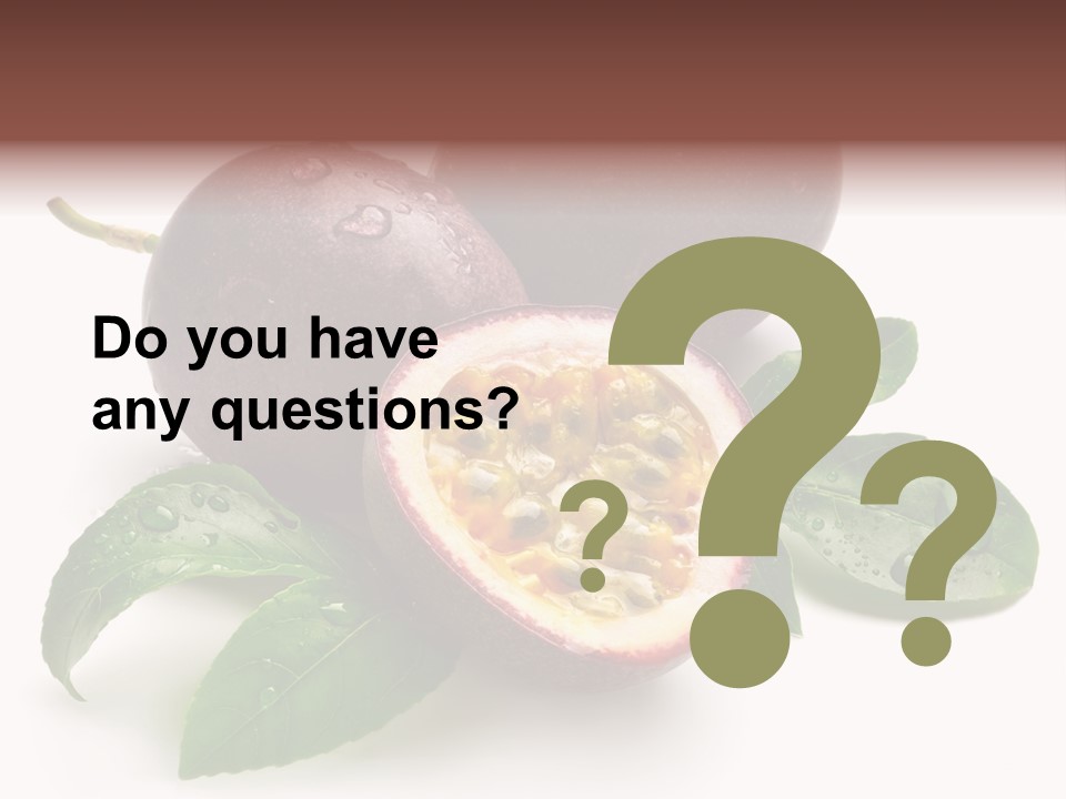 Passion Fruit Passion Drip PowerPoint Template