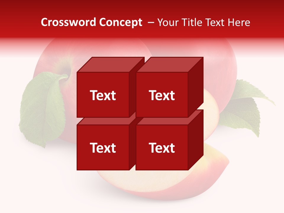 Isolated Ripe Sweet PowerPoint Template