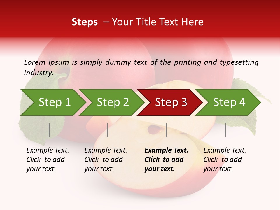 Isolated Ripe Sweet PowerPoint Template