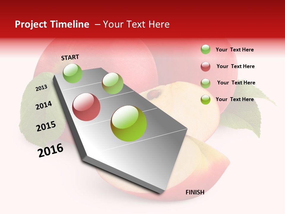 Isolated Ripe Sweet PowerPoint Template