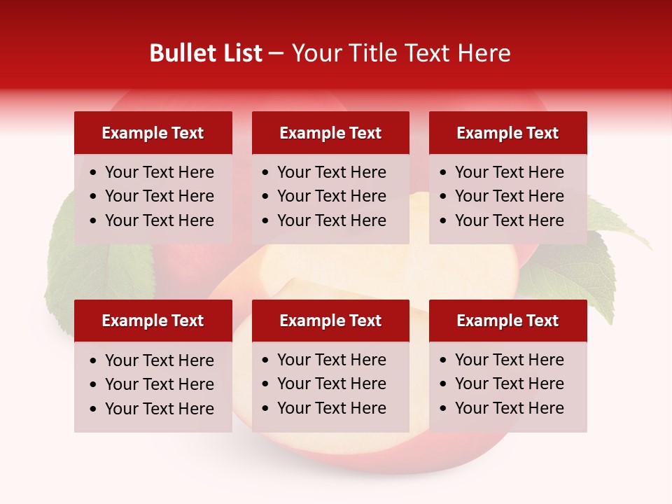 Isolated Ripe Sweet PowerPoint Template