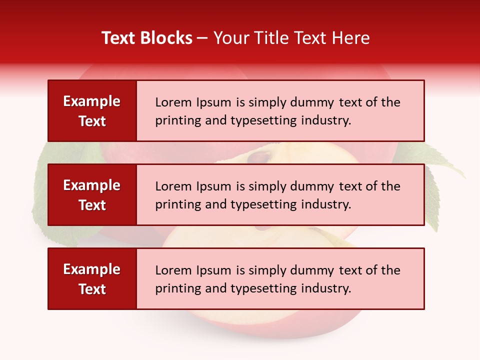 Isolated Ripe Sweet PowerPoint Template