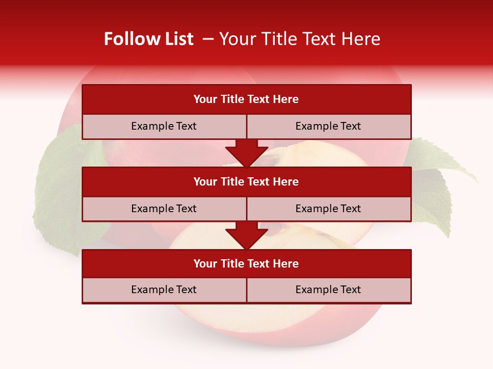 Isolated Ripe Sweet PowerPoint Template
