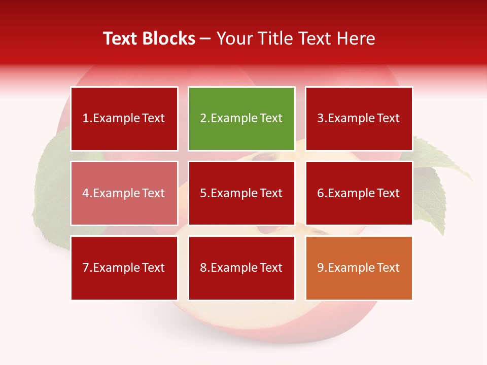 Isolated Ripe Sweet PowerPoint Template