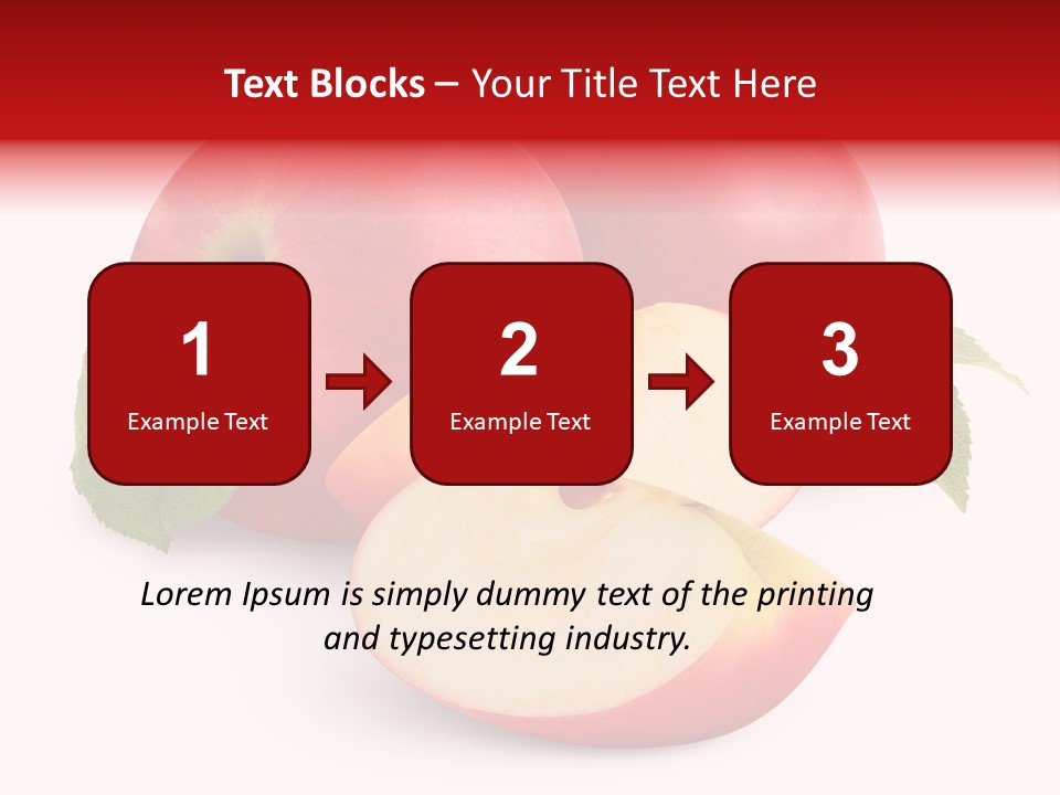 Isolated Ripe Sweet PowerPoint Template