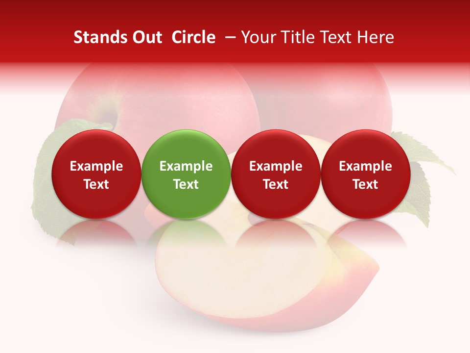 Isolated Ripe Sweet PowerPoint Template