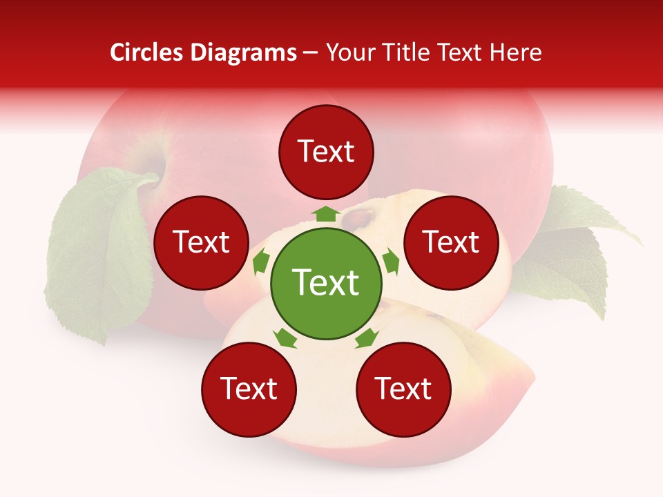 Isolated Ripe Sweet PowerPoint Template