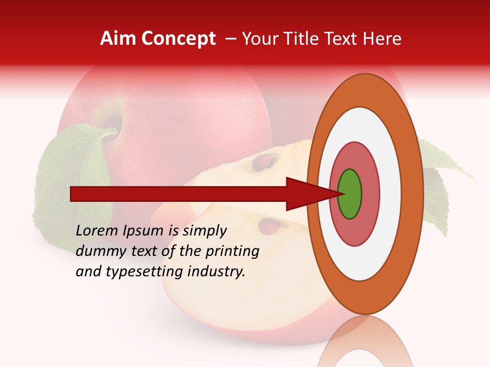 Isolated Ripe Sweet PowerPoint Template