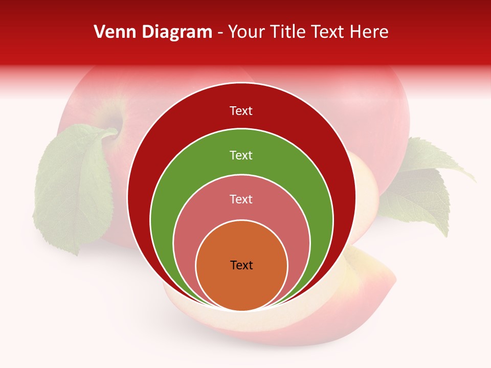 Isolated Ripe Sweet PowerPoint Template