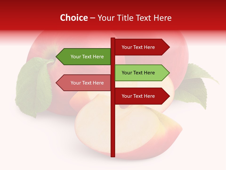 Isolated Ripe Sweet PowerPoint Template