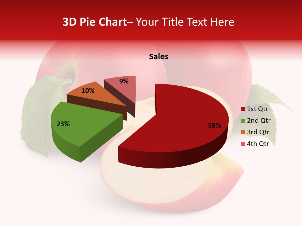 Isolated Ripe Sweet PowerPoint Template
