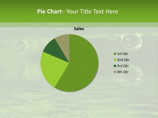 Bubble Wet Environmental PowerPoint Template