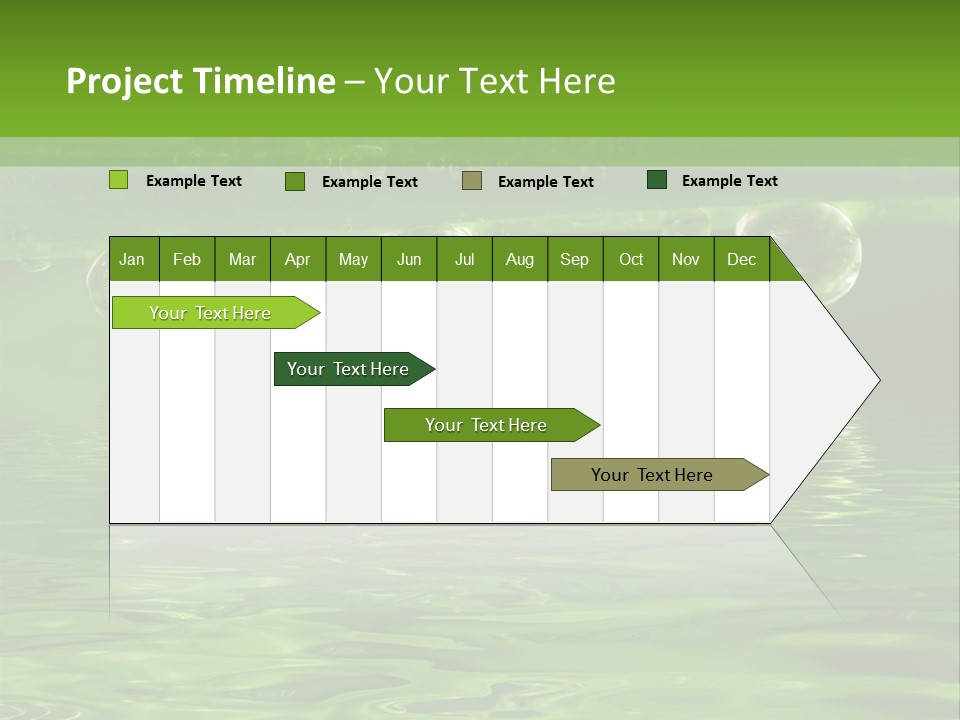 Bubble Wet Environmental PowerPoint Template