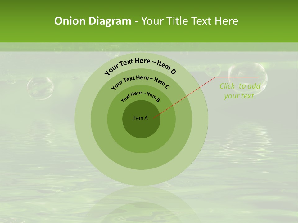 Bubble Wet Environmental PowerPoint Template