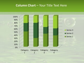 Bubble Wet Environmental PowerPoint Template