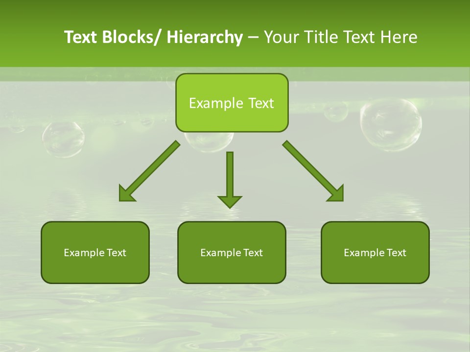 Bubble Wet Environmental PowerPoint Template