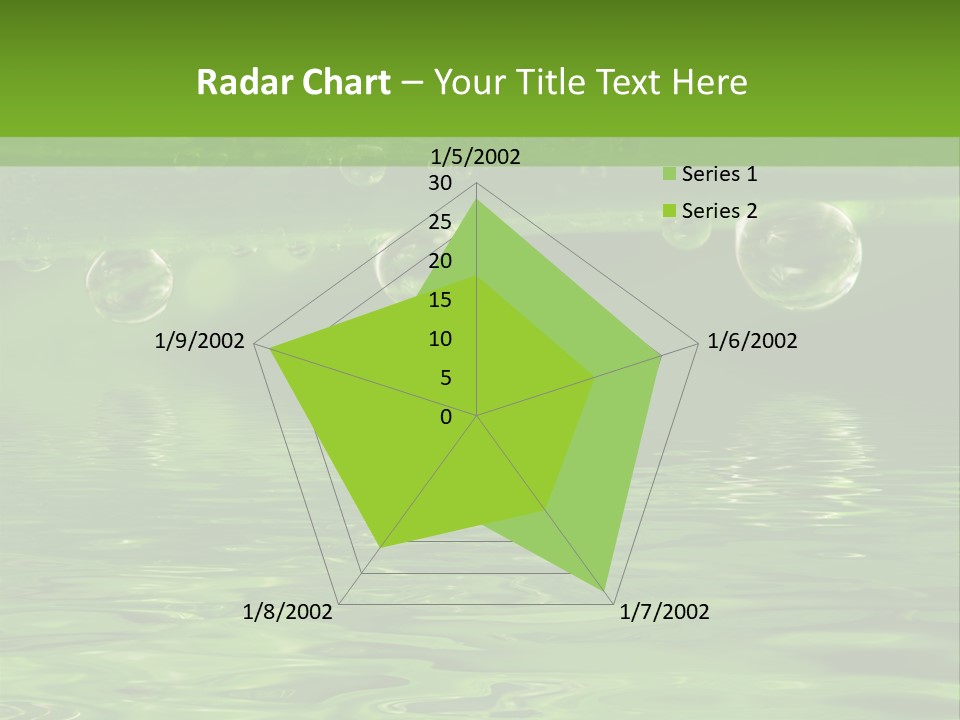 Bubble Wet Environmental PowerPoint Template