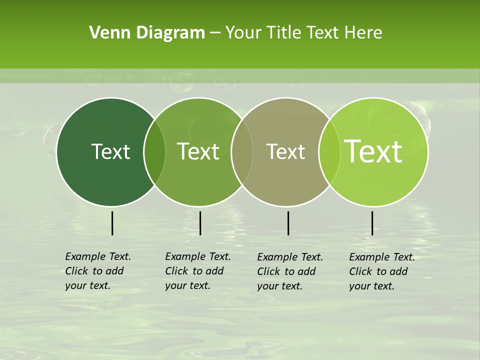Bubble Wet Environmental PowerPoint Template