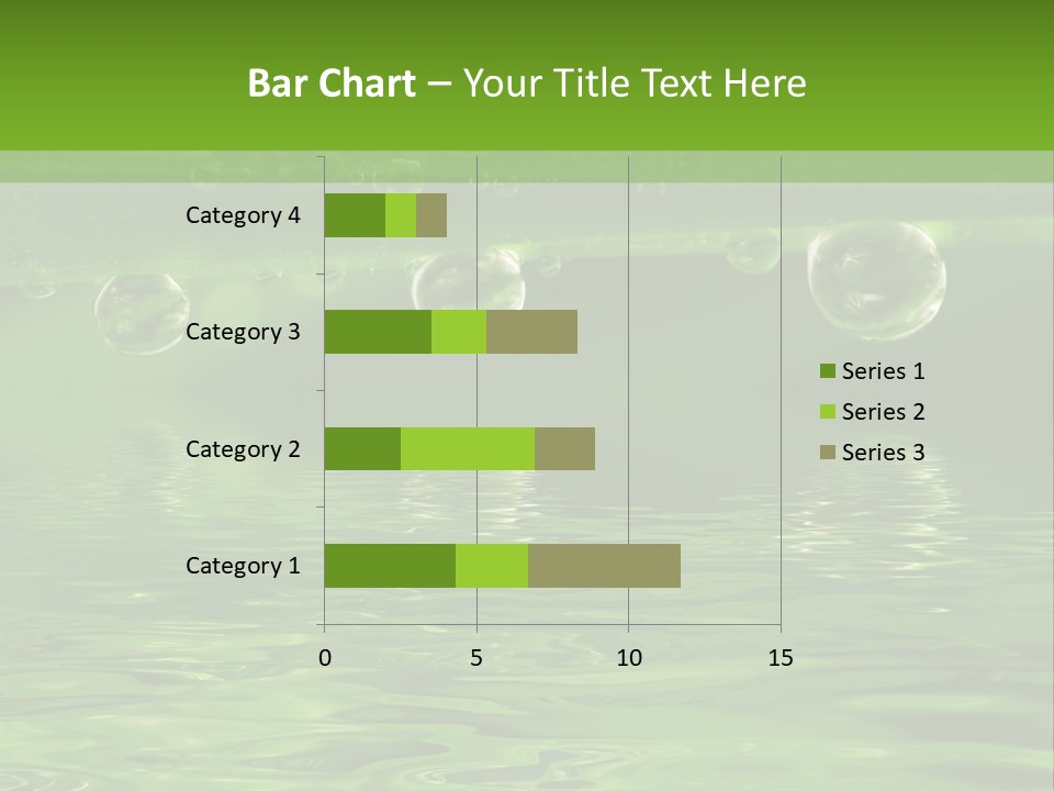 Bubble Wet Environmental PowerPoint Template