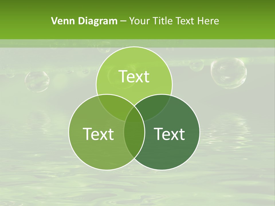 Bubble Wet Environmental PowerPoint Template