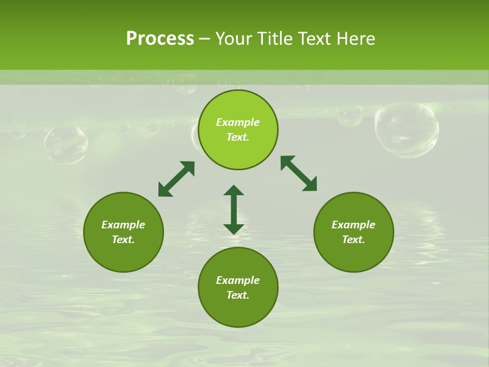 Bubble Wet Environmental PowerPoint Template