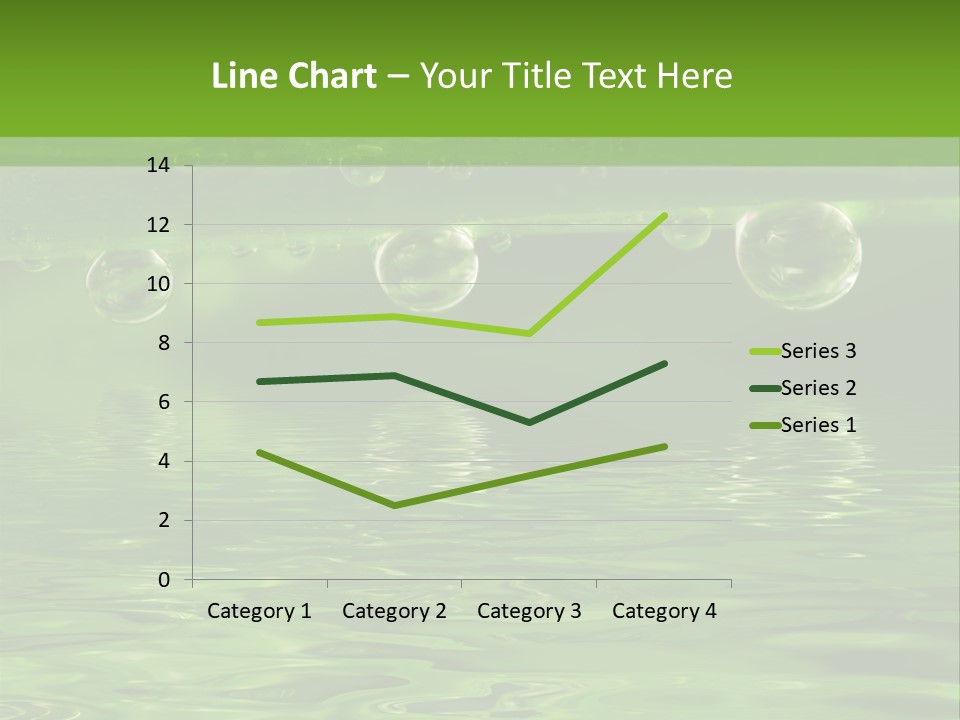 Bubble Wet Environmental PowerPoint Template