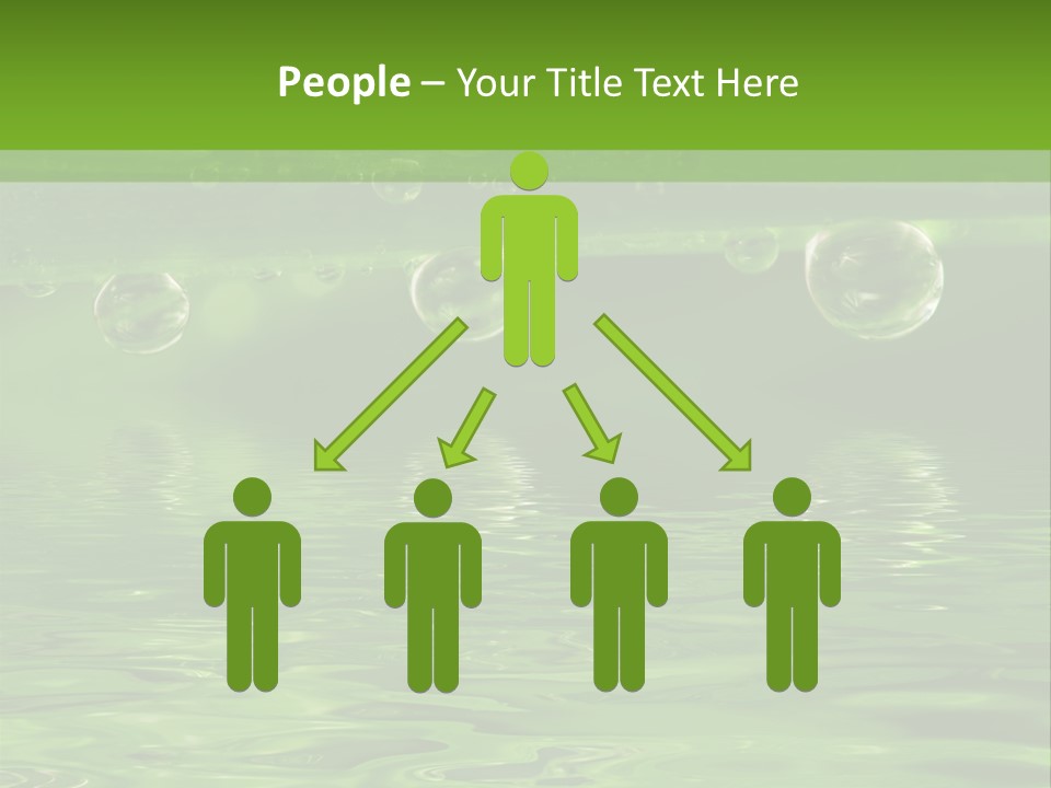 Bubble Wet Environmental PowerPoint Template