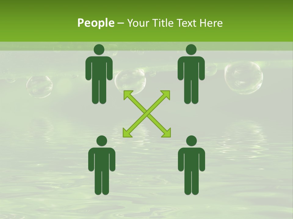 Bubble Wet Environmental PowerPoint Template