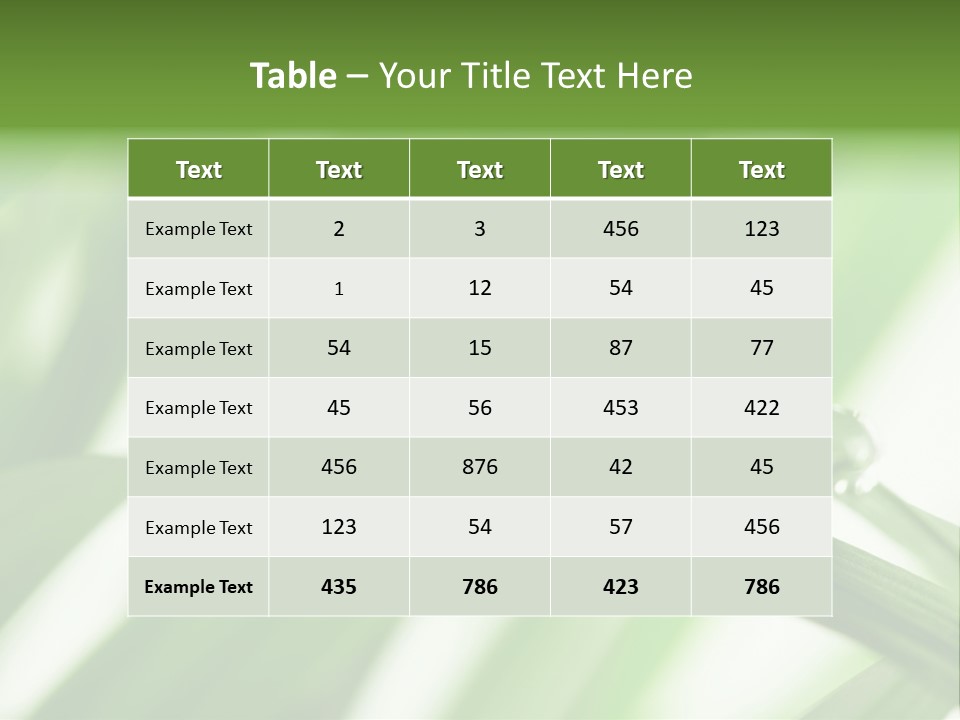 Harmony Environment Small PowerPoint Template