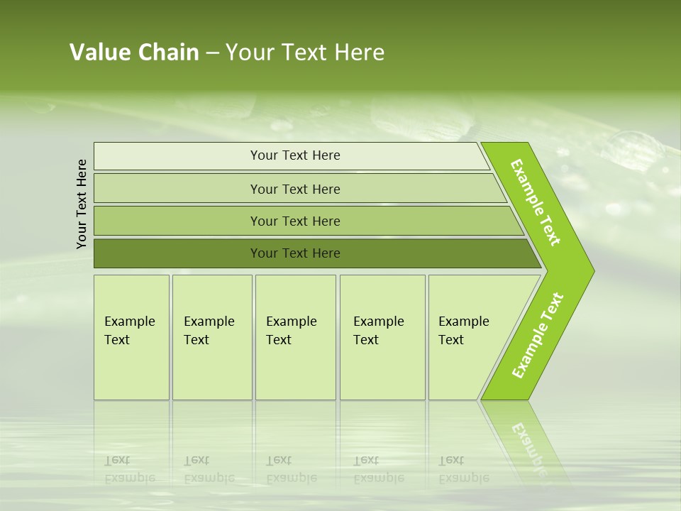 Lawn Droplet Sun PowerPoint Template