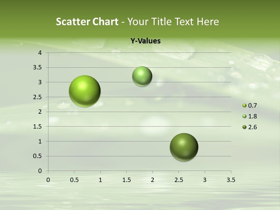 Lawn Droplet Sun PowerPoint Template