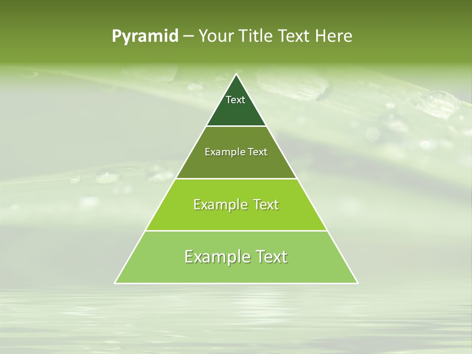 Lawn Droplet Sun PowerPoint Template
