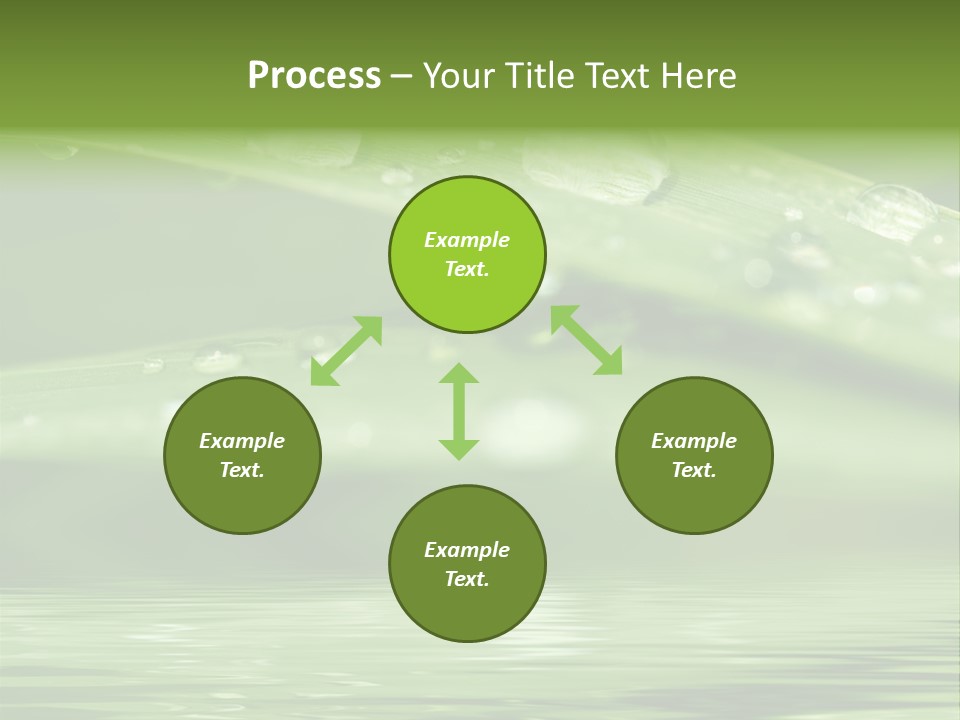 Lawn Droplet Sun PowerPoint Template
