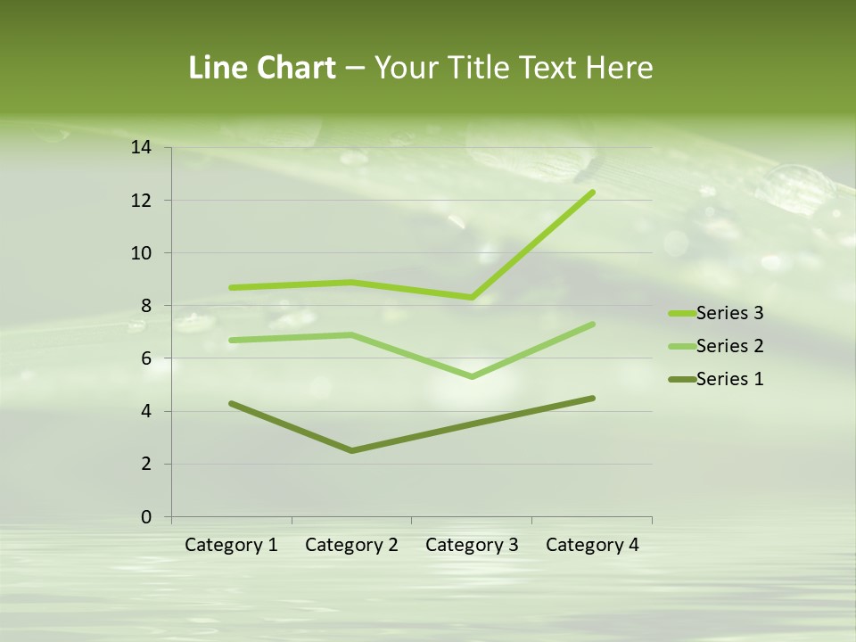 Lawn Droplet Sun PowerPoint Template