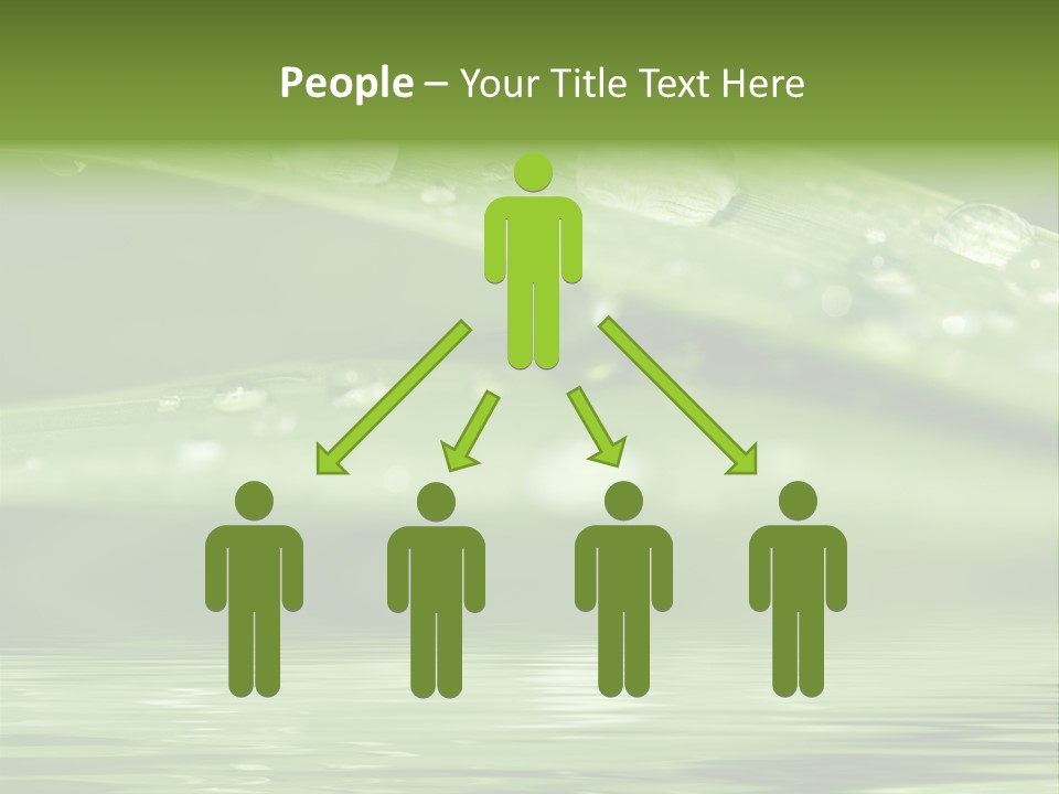 Lawn Droplet Sun PowerPoint Template